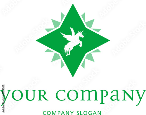 logo mit einhorn