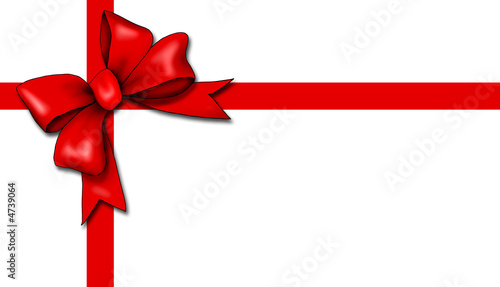 rote geschenkschleife