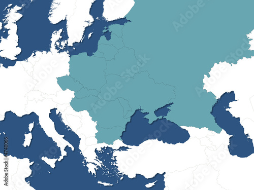eastern europe map