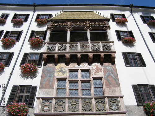 goldenes dach in der innsbrucker altstadt  photo