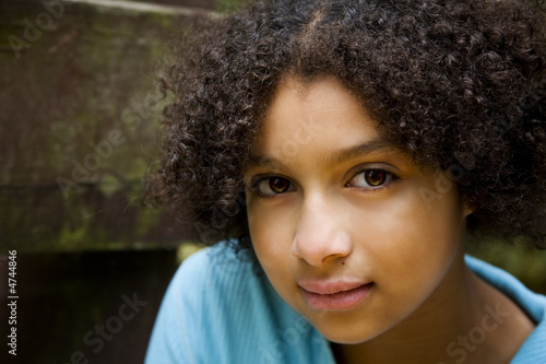Beautiful Biracial Girl
