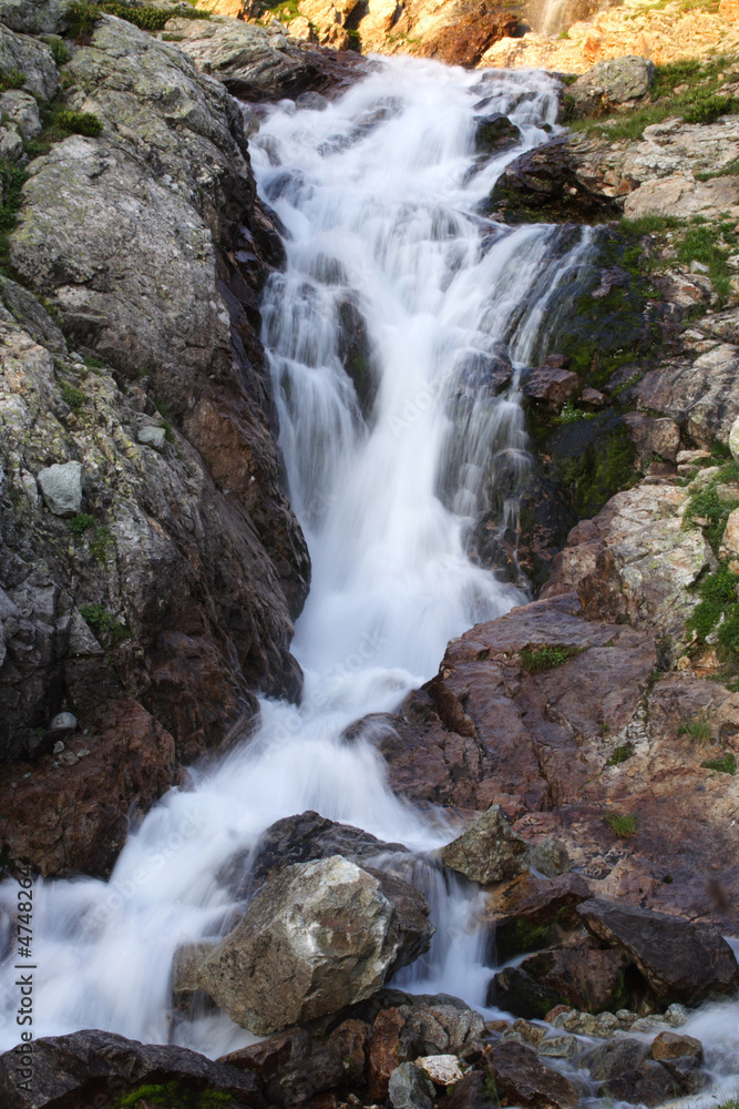 mountain waterfall mountain waterfall