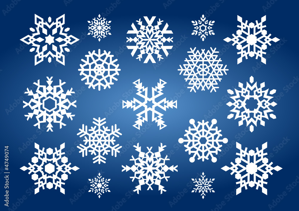Snowflakes (vector or XXL jpeg image) Snowflakes (vector or XXL jpeg image)