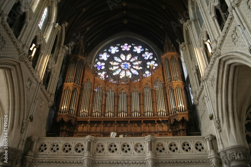 Organ in cathedral