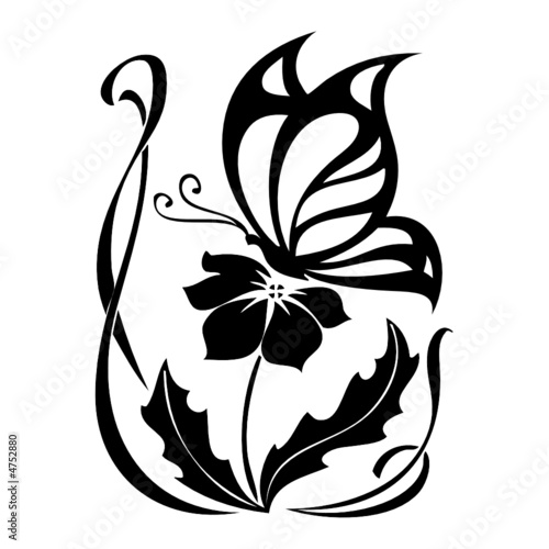 butterfly vector tatoo