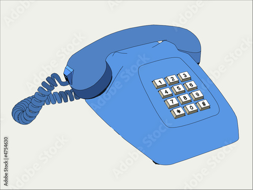 blue phone