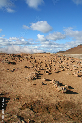 Obraz na płótnie Geothermal field w salonie
