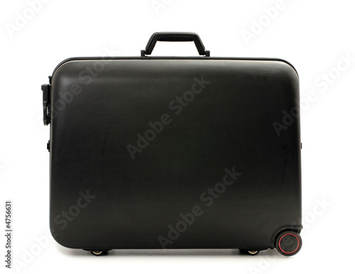 Suitcase on departures