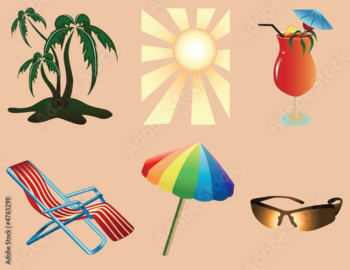 Beach objects