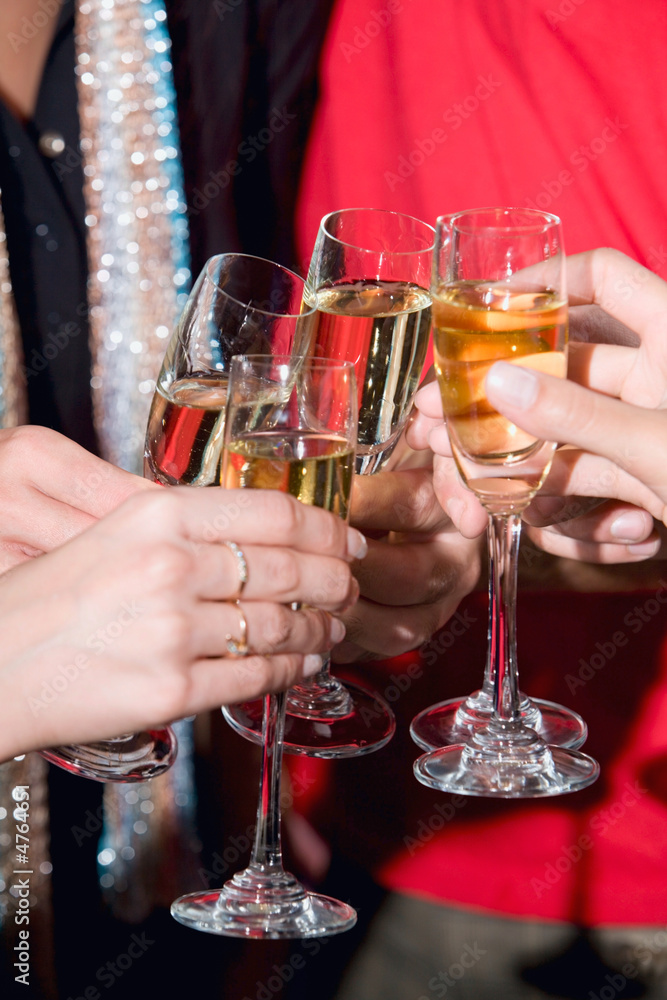 Toast with champagne Toast with champagne