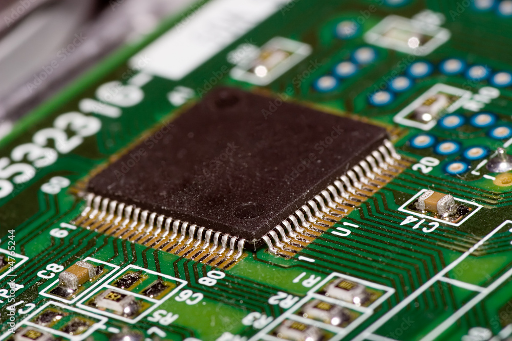 board with microchip