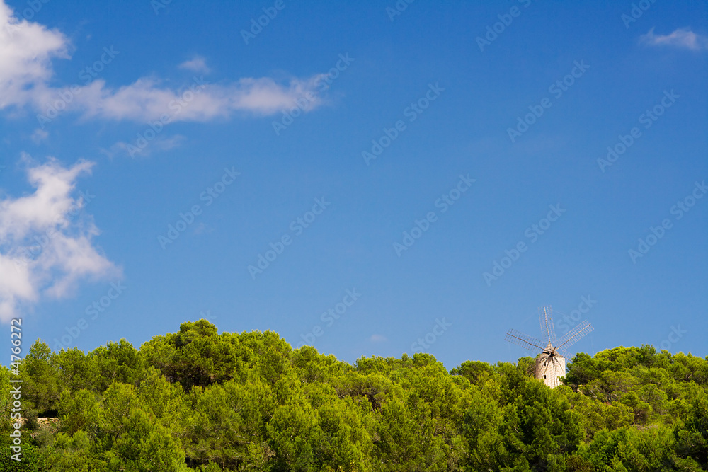 alte windmühle auf Ibiza