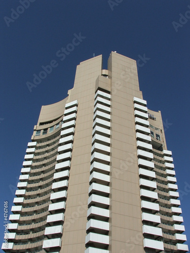 Intercontinental hotel buliding in Bucharest