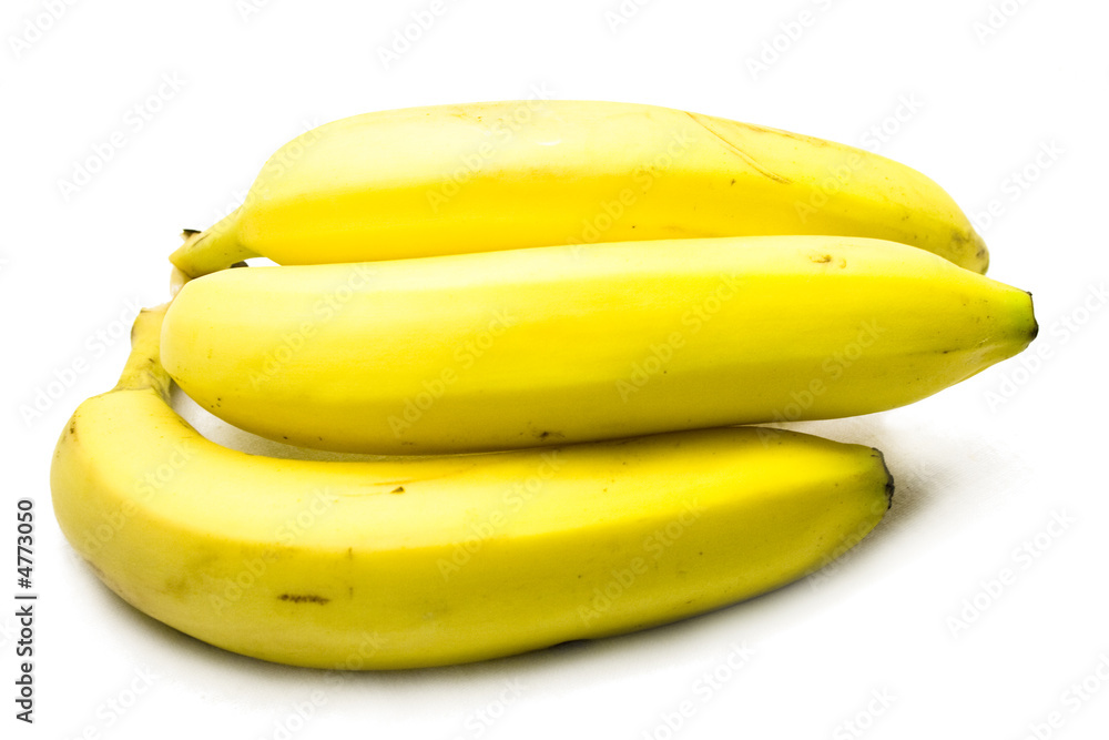Bananas isolated on white background 2