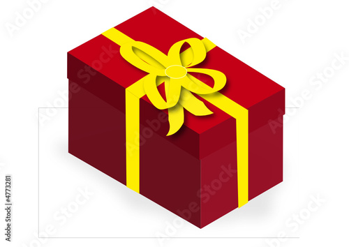 rotes geschenk