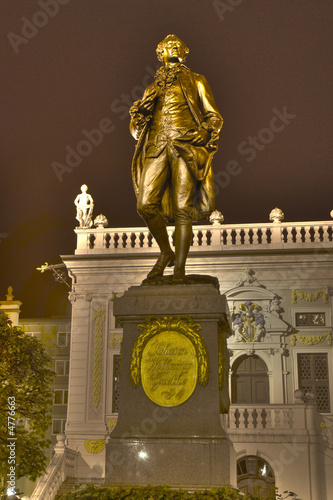 Johann Wolfgang von Goethe Statue in Leipzig