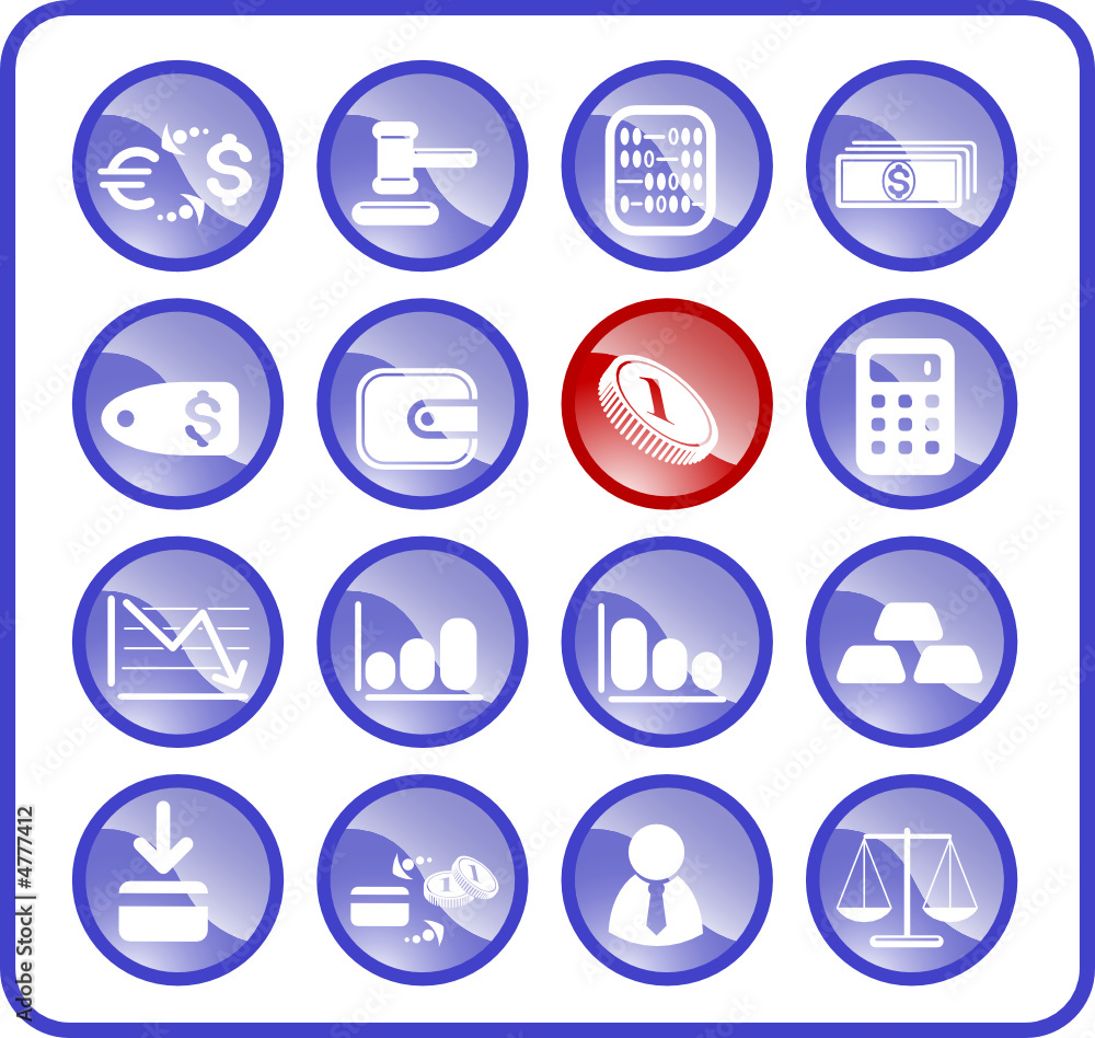 Money vector iconset Money vector iconset