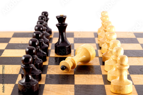 Chess isolated on white background