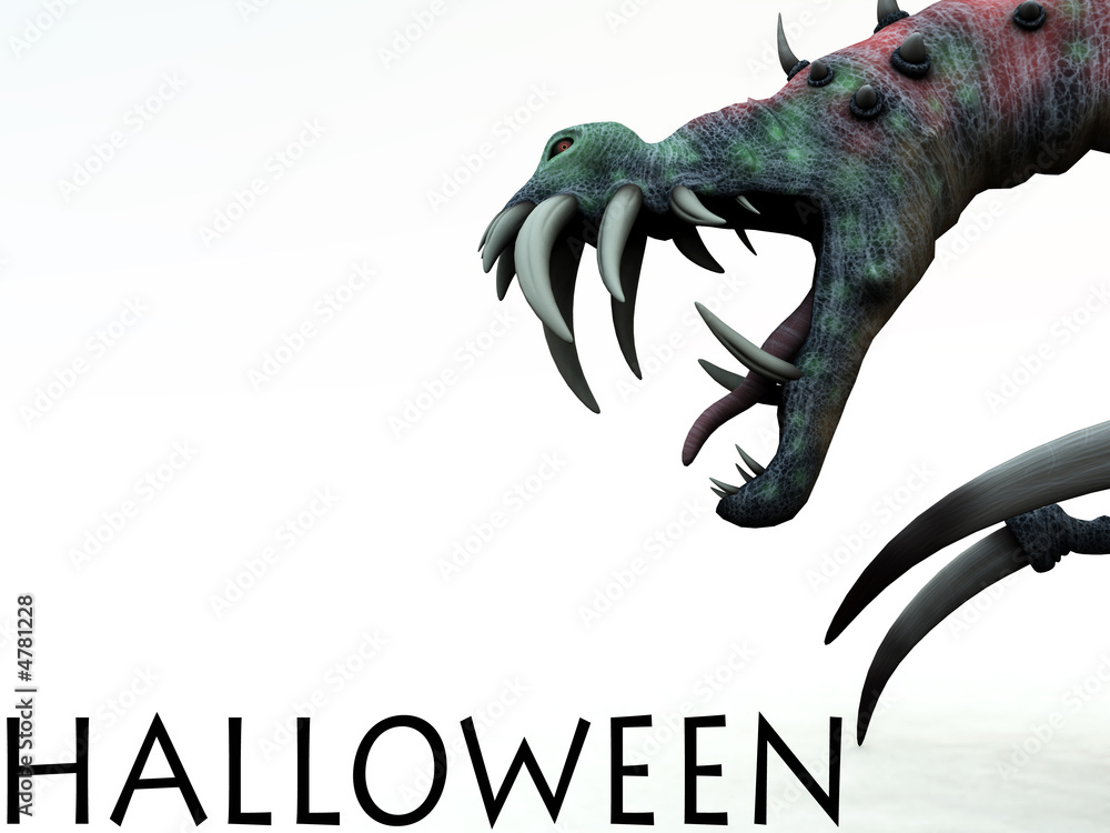 Fototapeta premium Halloween Creepy Monsters 8