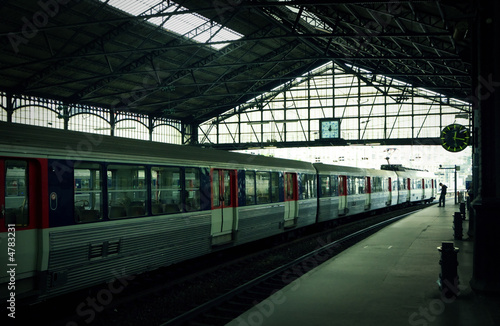 Waiting for train