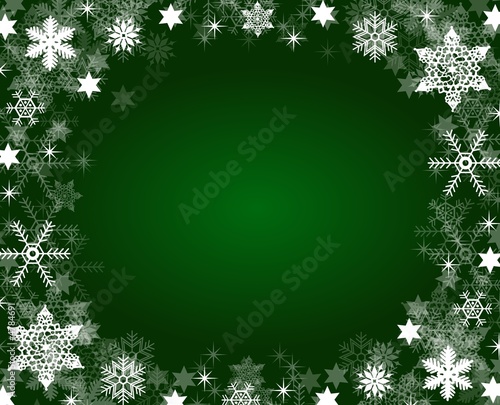 weihnachtshintergrund schneeflocken grün