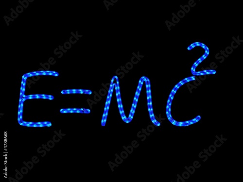 Naklejka Science neon physics