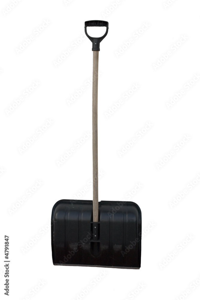 backside of a snow shovel backside of a snow shovel