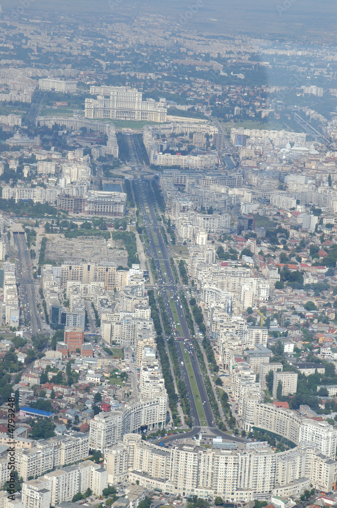 Bucharest, aerial view