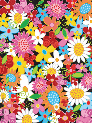 spring flower power background