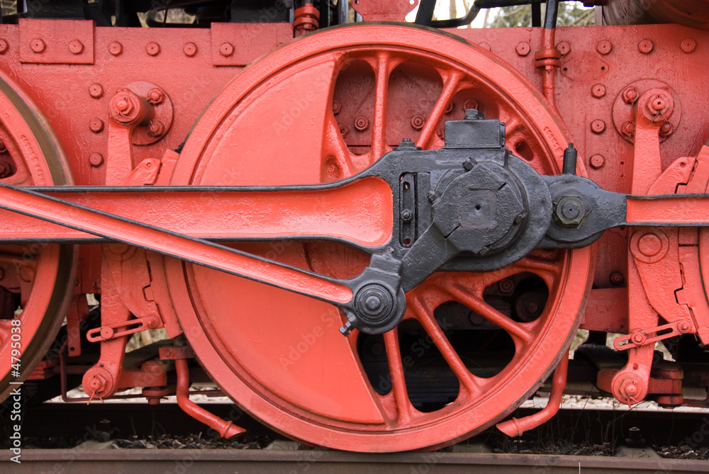 Dampflokomotive, Detail
