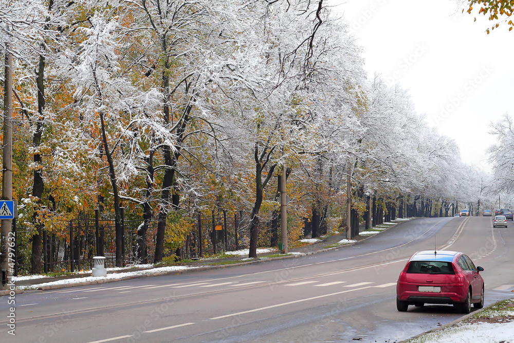 Winter came to town Winter came to town
