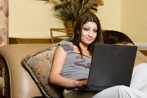 women and laptop