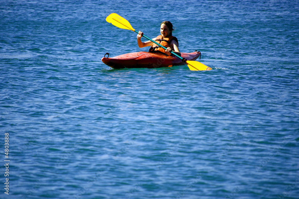 Kayaking in Lake