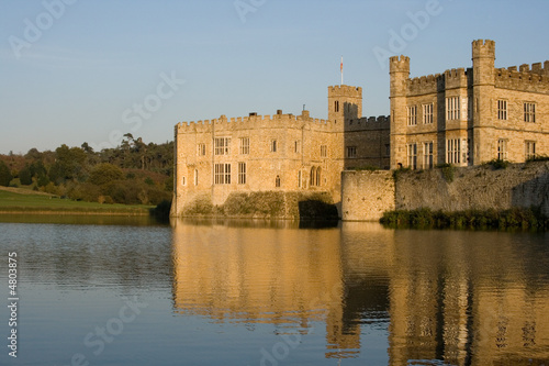 Old English Castle and moat