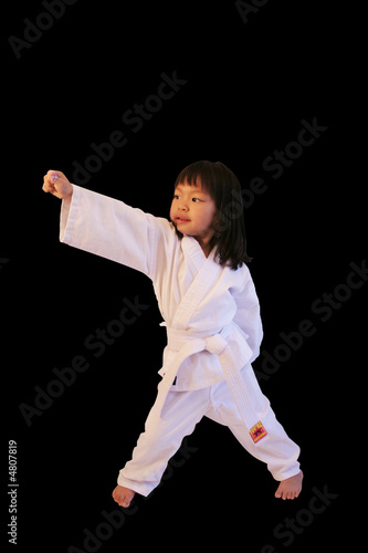 asian girl karate