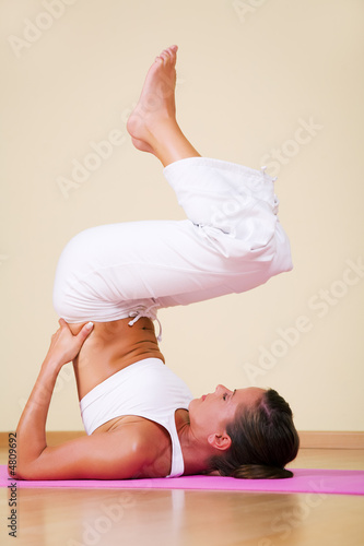 Yoga - Ardha Sarvangasana photo