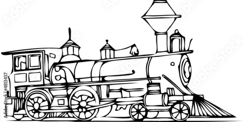 vector train contour