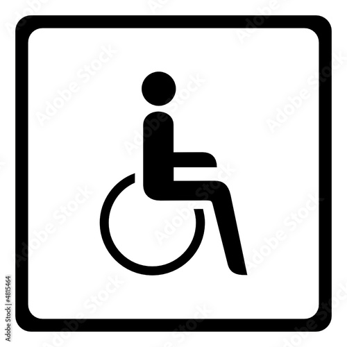 rollstuhlfahrer-schild