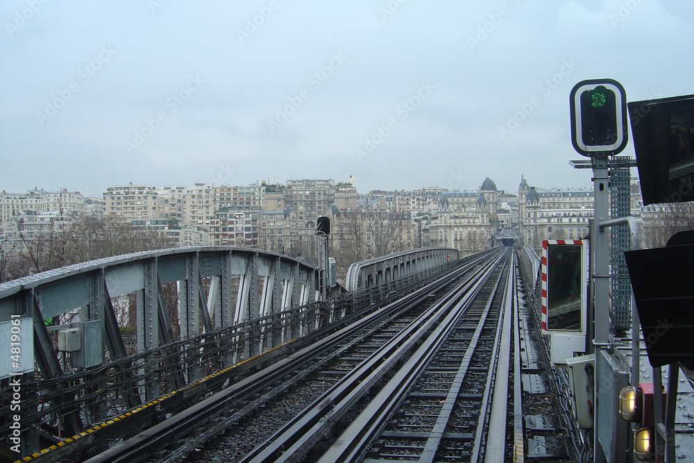 Naklejka premium Train Tracks