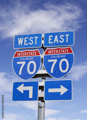 Colorado Interstate 70 Signs