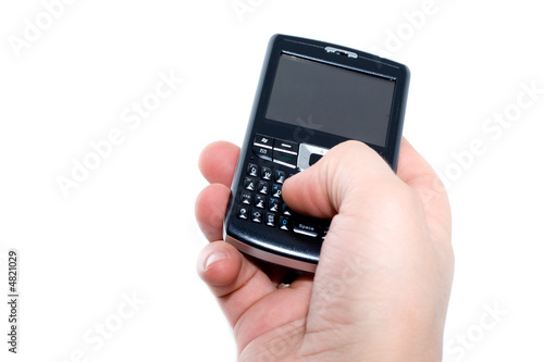 Wallpaper Mural Communicator in hand Torontodigital.ca