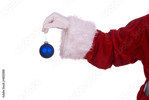 Photography Santa Claus with ornament
