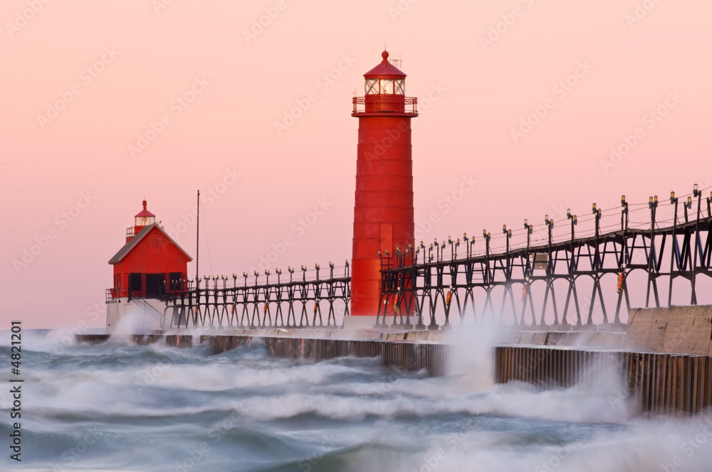 Fototapeta premium Grand Haven Lighthouse