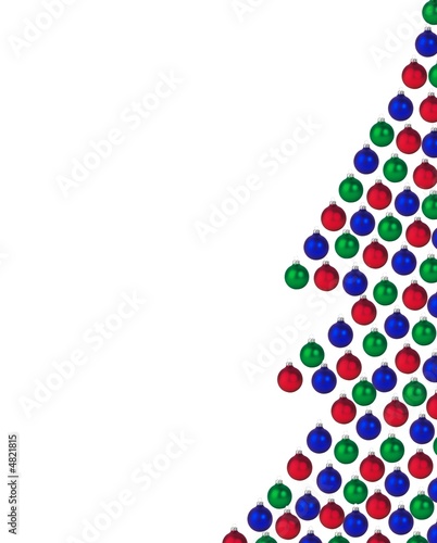 weihnachtsbaum aus christbaumkugeln