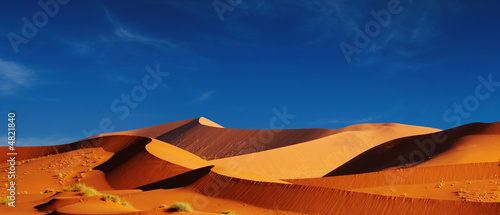 Dunes of Namib Desert. Sossusvlei, Namibia.