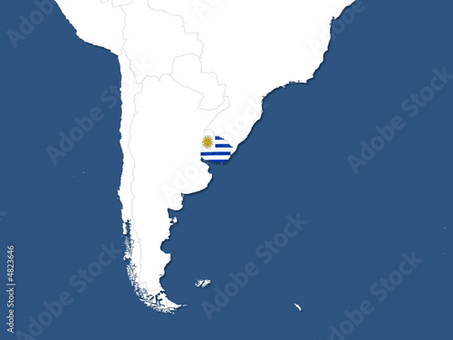 Uruguay map