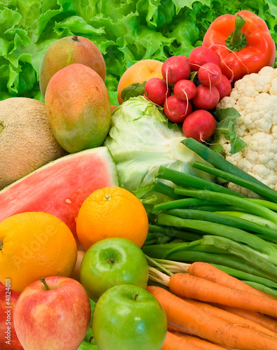 Vegetables and Fruits Arrangement