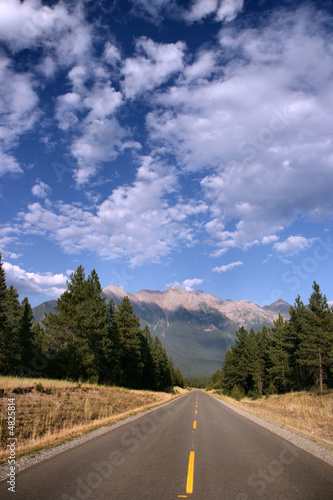 Canadian Rockies cloudscape
