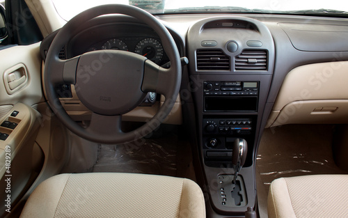 Interior of a car © George Dolgikh