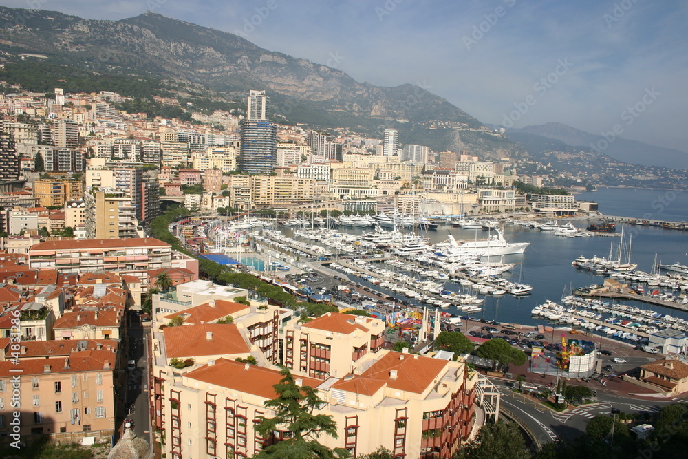 Monaco coast view